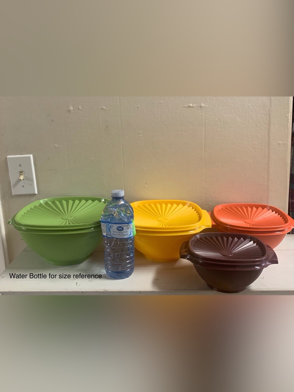 Tupperware Multi-Color Servalier Bowl and Storage Set - 8 Piece - Picture 7 of 9